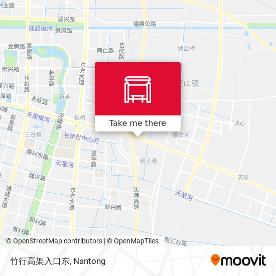 竹行高架入口东 map