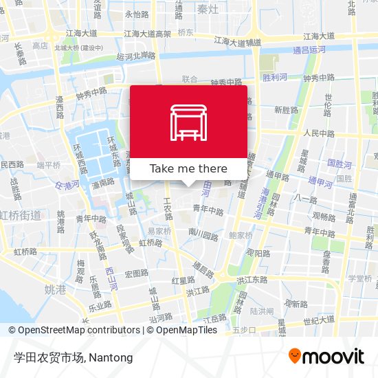 学田农贸市场 map