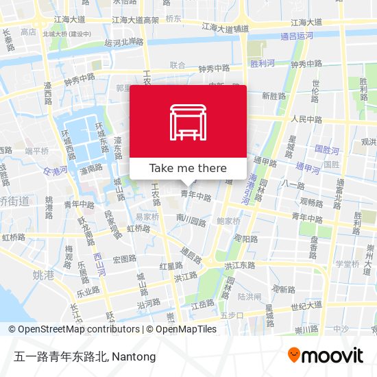 五一路青年东路北 map