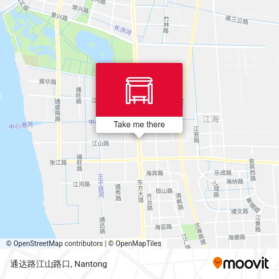 通达路江山路口 map