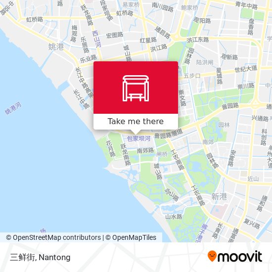 三鲜街 map