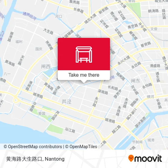 黄海路大生路口 map