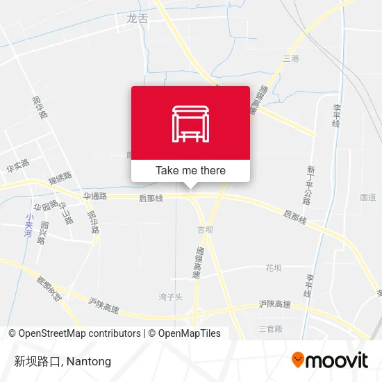 新坝路口 map