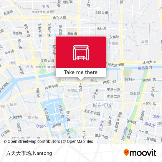 方天大市场 map