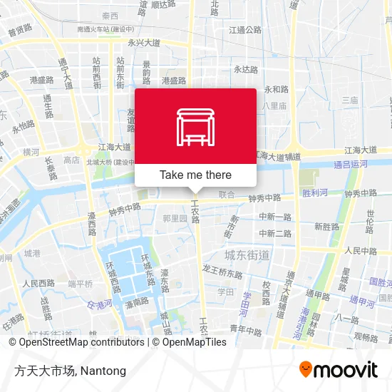 方天大市场 map