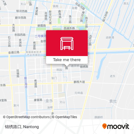 锦绣路口 map