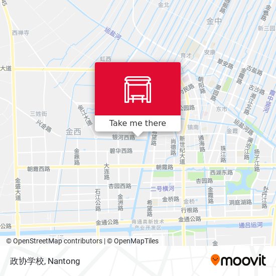 政协学校 map