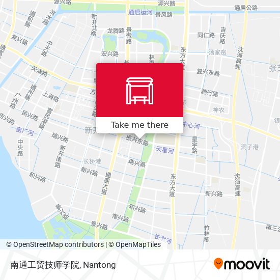 南通工贸技师学院 map
