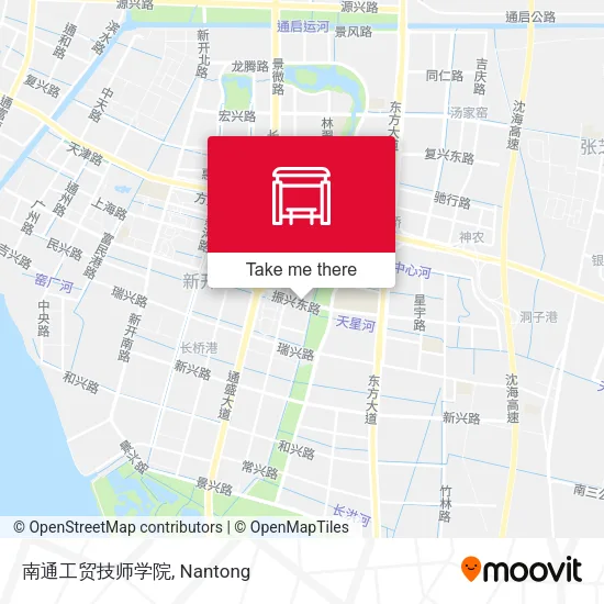 南通工贸技师学院 map