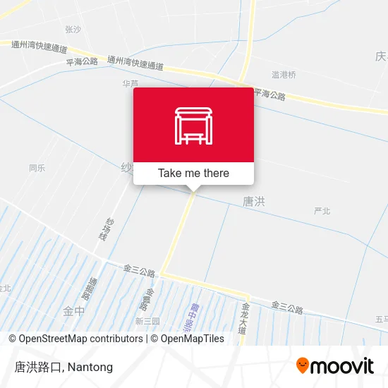 唐洪路口 map