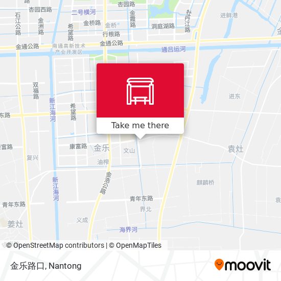 金乐路口 map