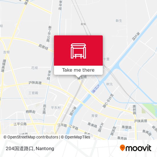 204国道路口 map
