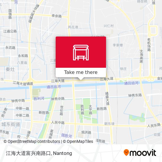 江海大道富兴南路口 map