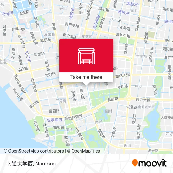 南通大学西 map