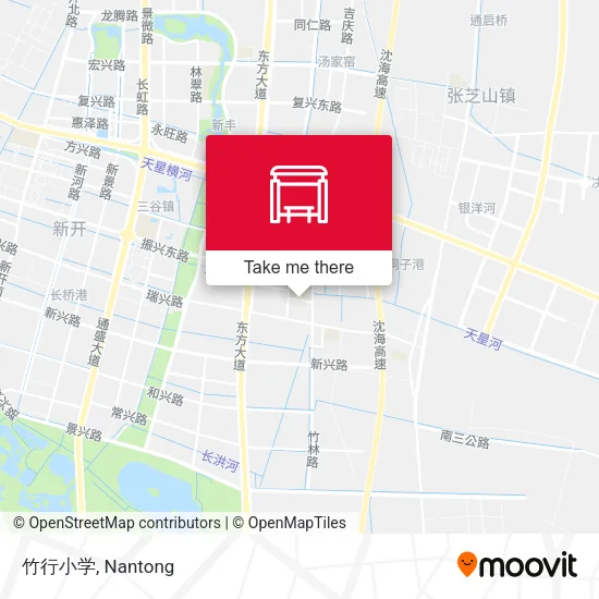 竹行小学 map