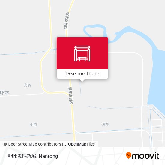 通州湾科教城 map