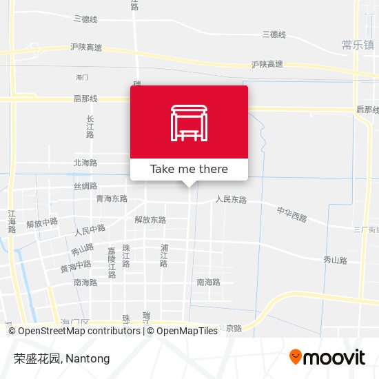 荣盛花园 map