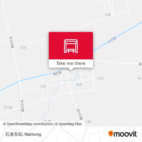 石港车站 map