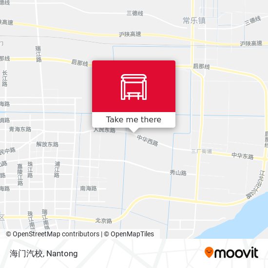 海门汽校 map