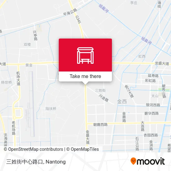 三姓街中心路口 map