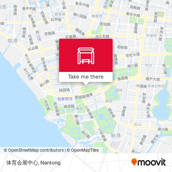 体育会展中心 map