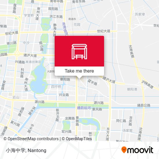 小海中学 map