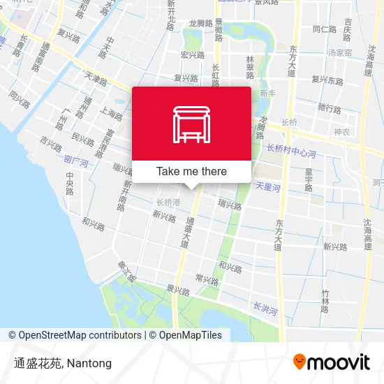 通盛花苑 map