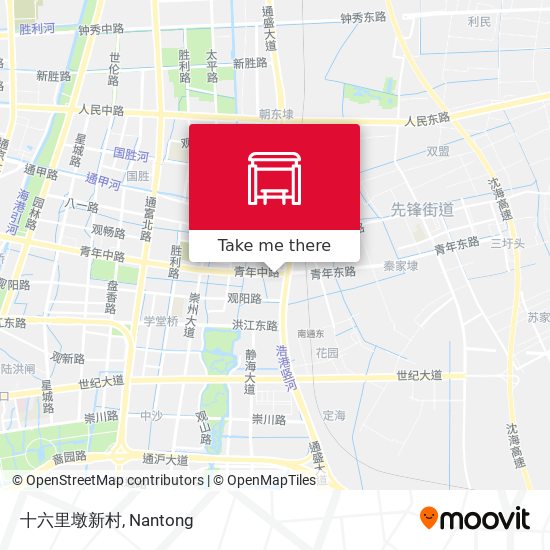 十六里墩新村 map