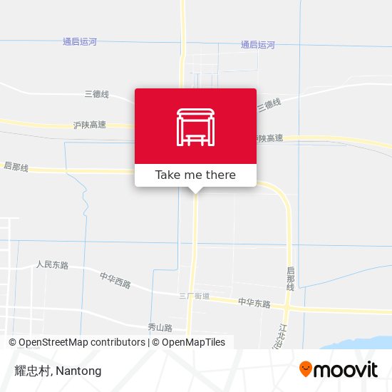 耀忠村 map