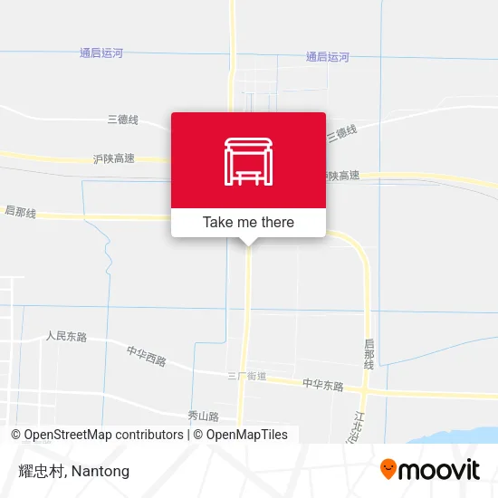 耀忠村 map