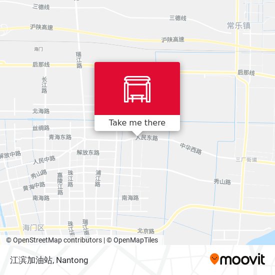 江滨加油站 map