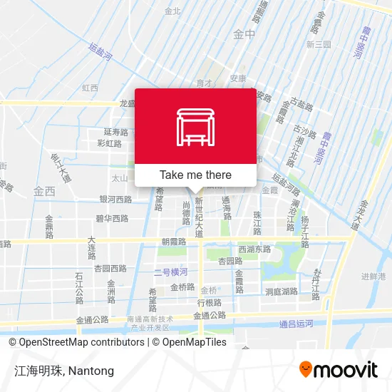 江海明珠 map