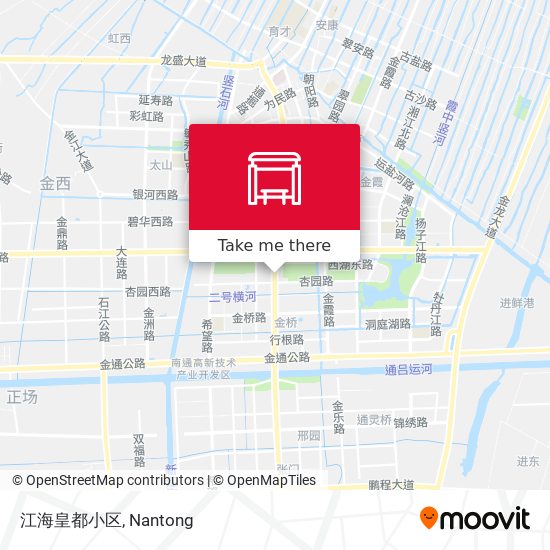 江海皇都小区 map