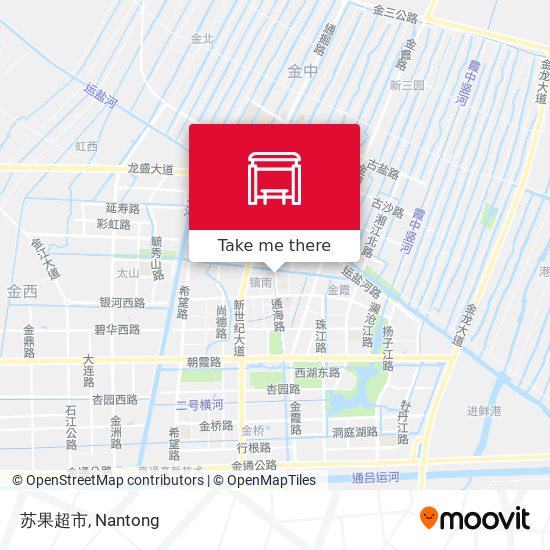 苏果超市 map