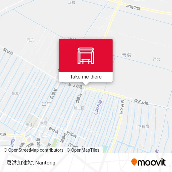 唐洪加油站 map