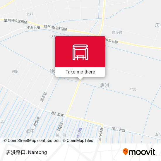 唐洪路口 map