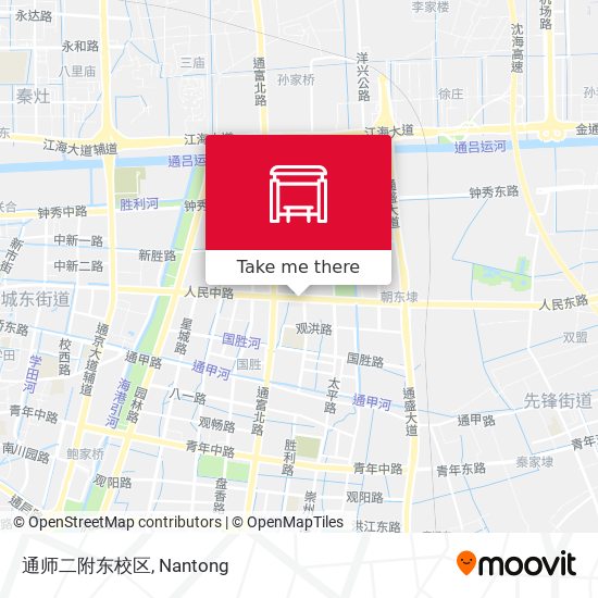 通师二附东校区 map
