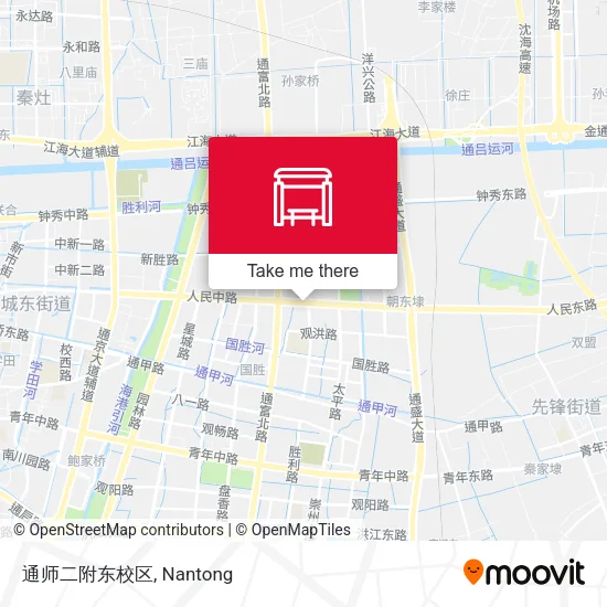 通师二附东校区 map