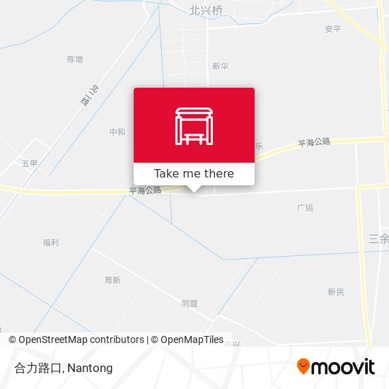 合力路口 map