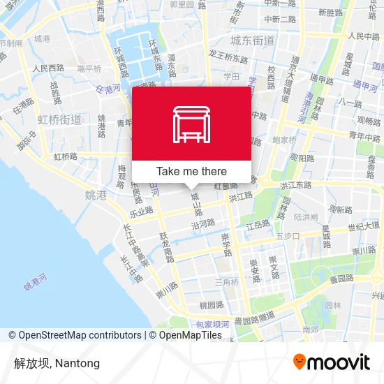 解放坝 map