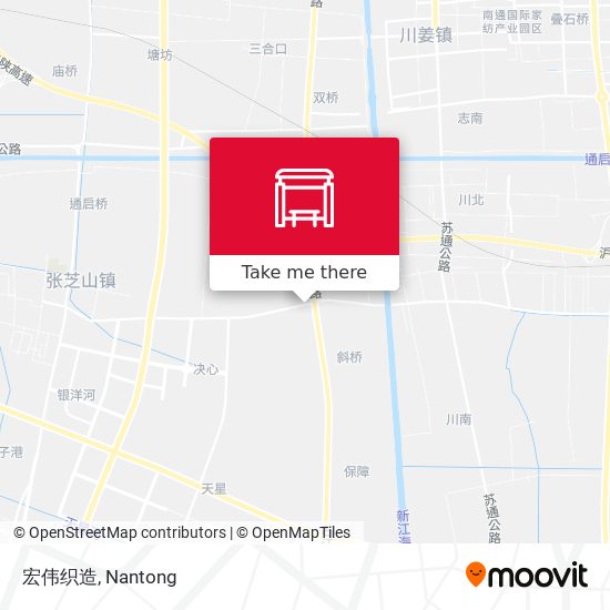 宏伟织造 map