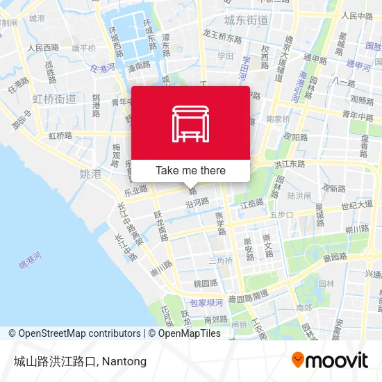城山路洪江路口 map