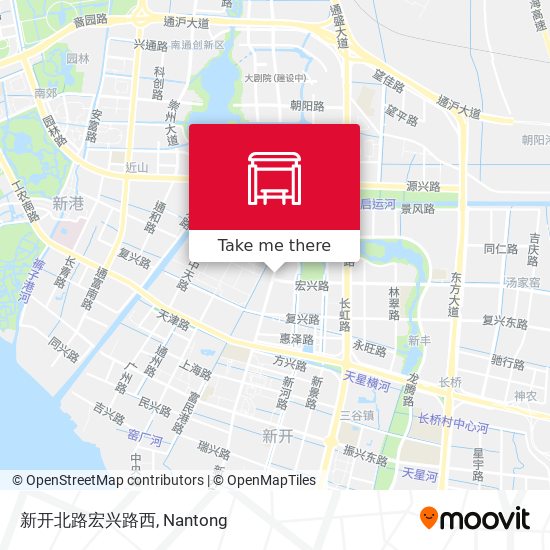 新开北路宏兴路西 map