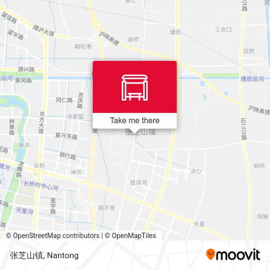 张芝山镇 map