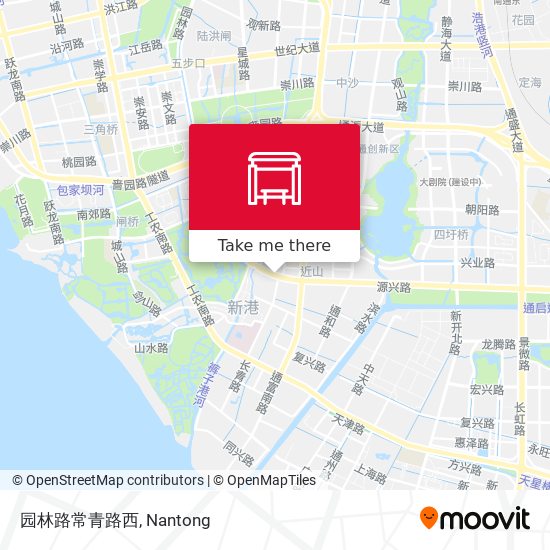 园林路常青路西 map