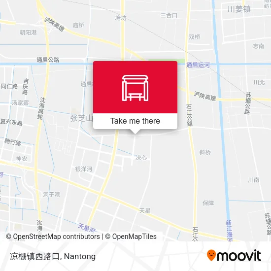 凉棚镇西路口 map