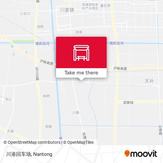 川港回车场 map