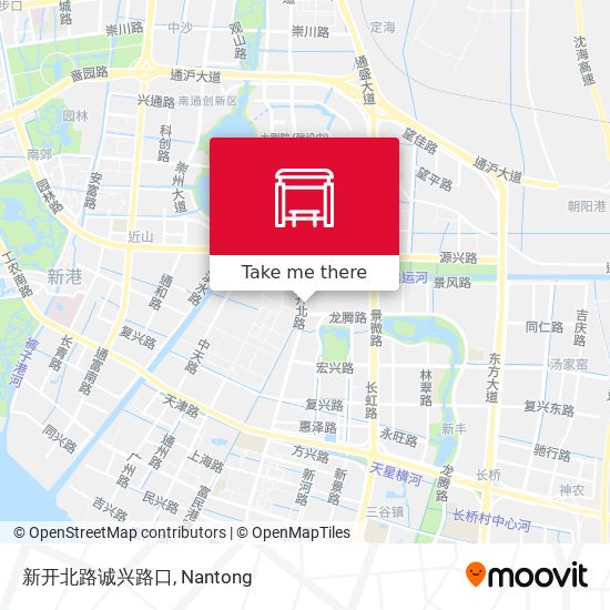 新开北路诚兴路口 map