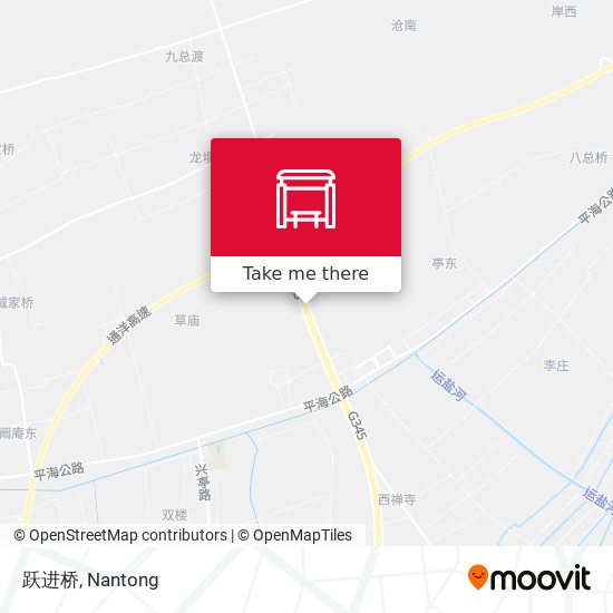 跃进桥 map
