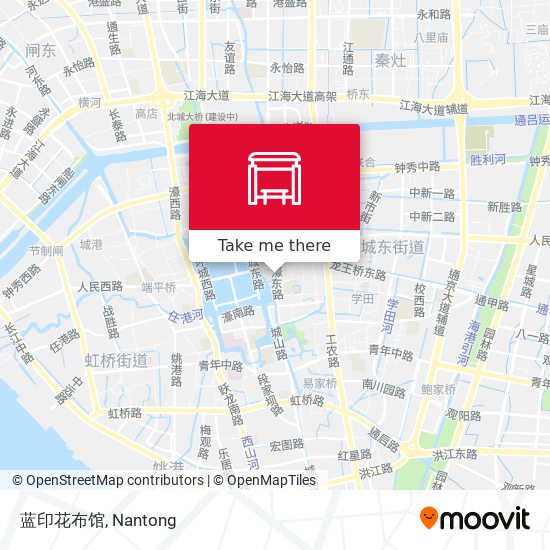 蓝印花布馆 map